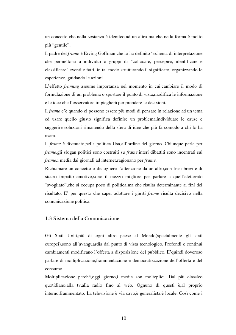 Anteprima della tesi: La comunicazione politica negli USA: analisi della campagna elettorale 2008, Pagina 5