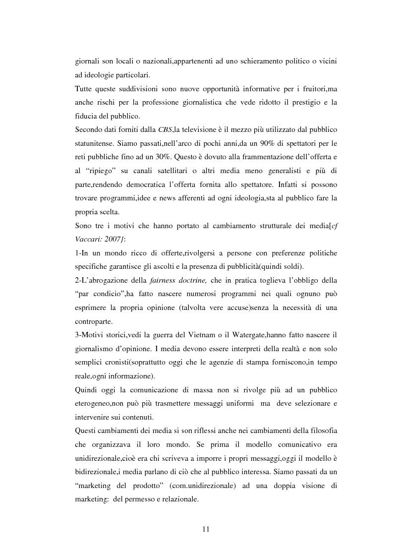 Anteprima della tesi: La comunicazione politica negli USA: analisi della campagna elettorale 2008, Pagina 6
