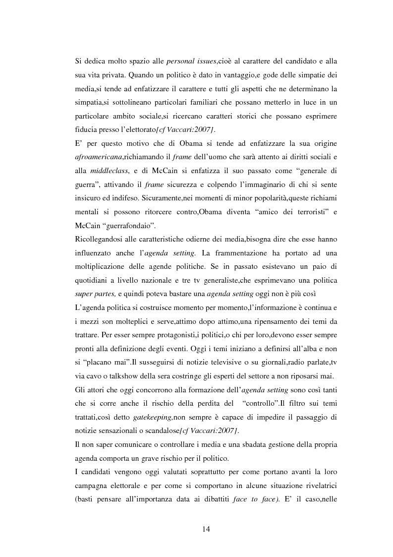 Anteprima della tesi: La comunicazione politica negli USA: analisi della campagna elettorale 2008, Pagina 9