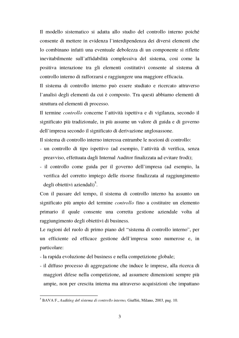 Anteprima della tesi: Control Governance: un approccio congiunto Erm-Benchmarking, Pagina 3