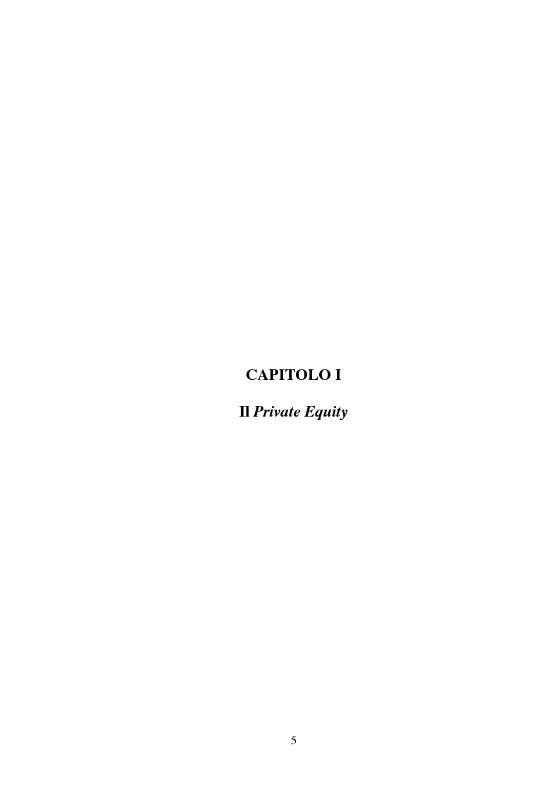 Anteprima della tesi: Il Private Equity, Pagina 2
