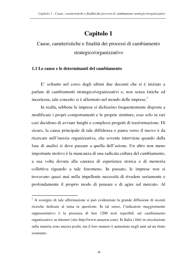 Anteprima della tesi: Le strategie di cambiamento organizzativo nelle imprese: il caso Olivetti, Pagina 5