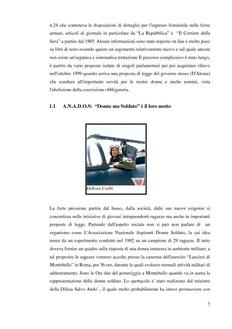 Anteprima della tesi: La mimetica si tinge di rosa, Pagina 5
