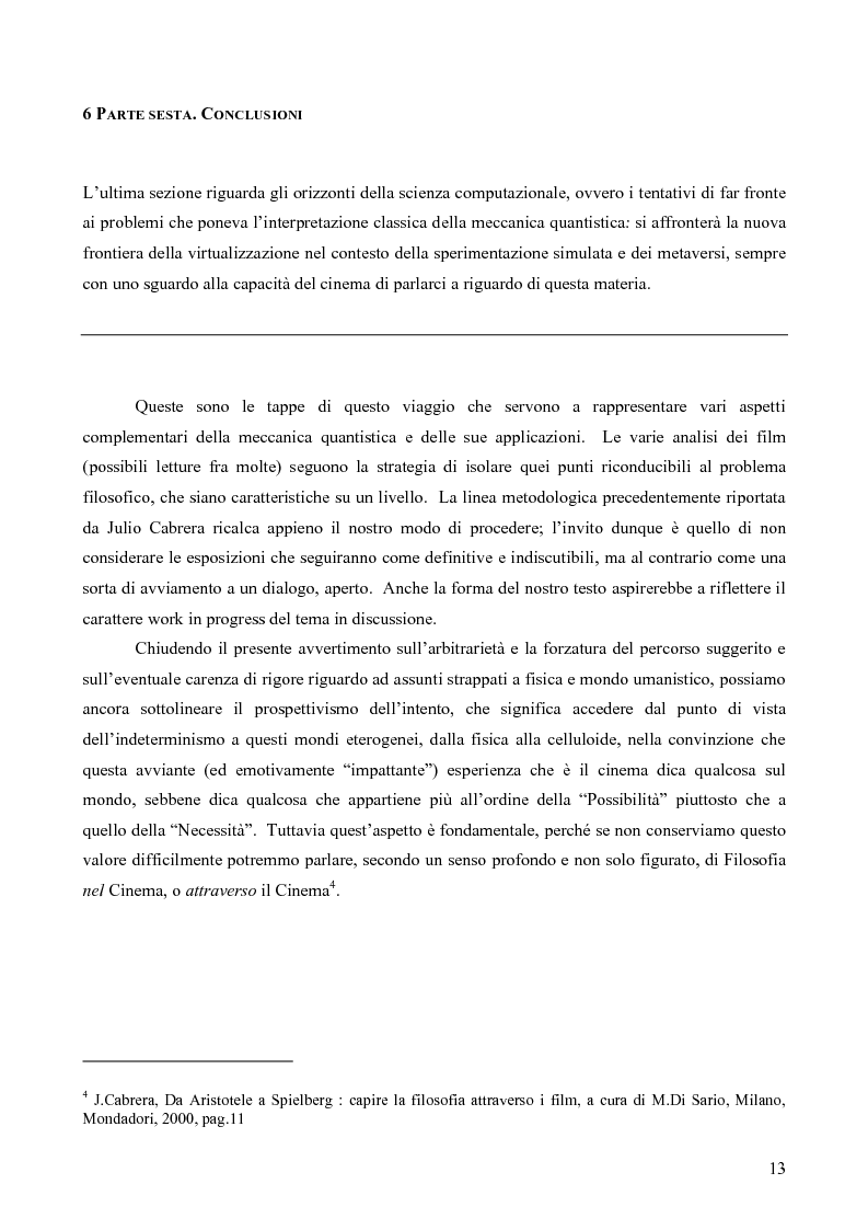 Anteprima della tesi: Tra fisica quantistica e cinema - Proposta di percorso interdisciplinare, Pagina 9