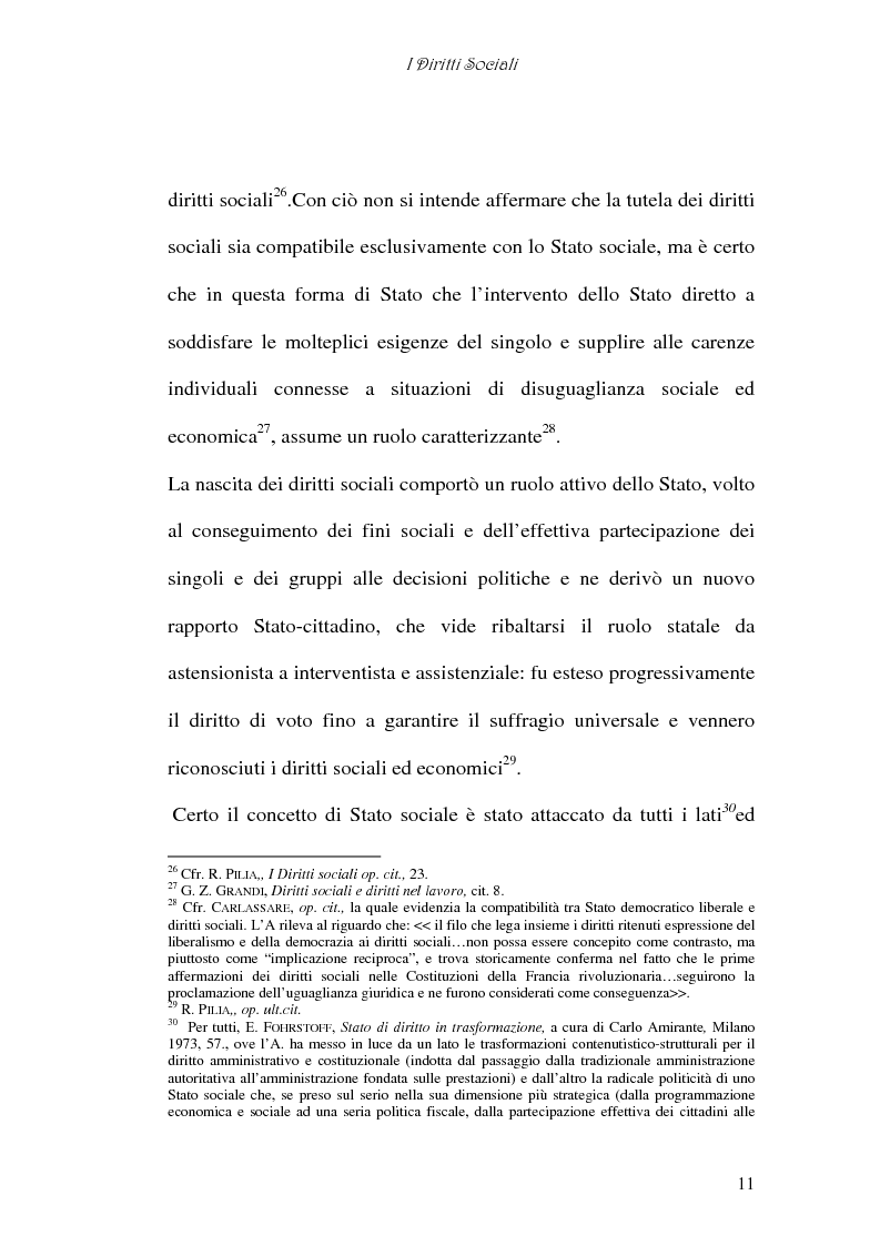 Anteprima della tesi: I diritti sociali tra ordinamento interno e comunitario. Il diritto alla salute con particolare riguardo alla salute dei lavoratori., Pagina 8