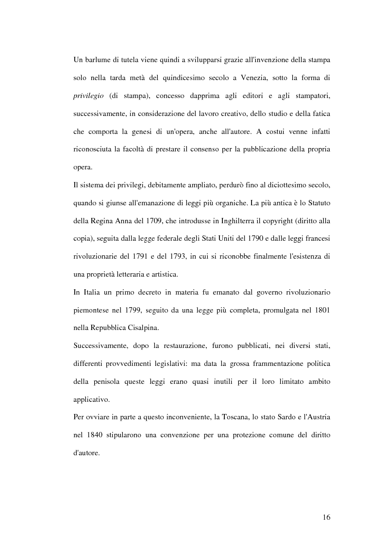 Anteprima della tesi: La creatività nel diritto d'autore: il caso Fornarina, Pagina 10