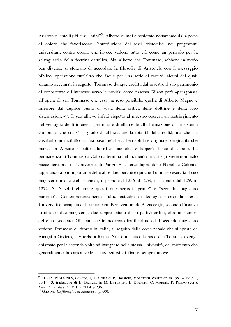 Anteprima della tesi: Il tema dell'amore nella filosofia di Tommaso d'Aquino, Pagina 6