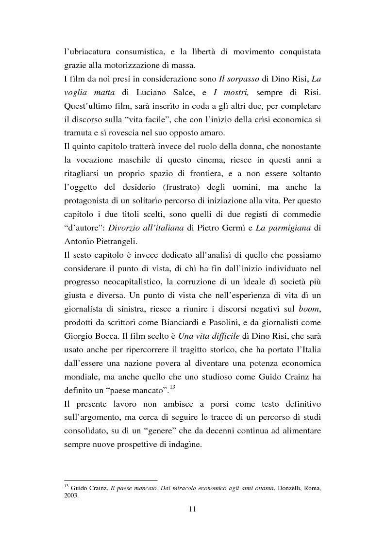 Anteprima della tesi: Dalla dolce vita alla vita agra. La commedia del boom (1960-1964), Pagina 8