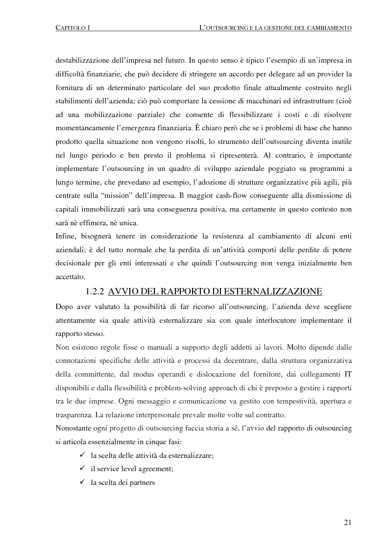 Anteprima della tesi: Business process reengineering e project management: analisi di due casi reali, Pagina 15