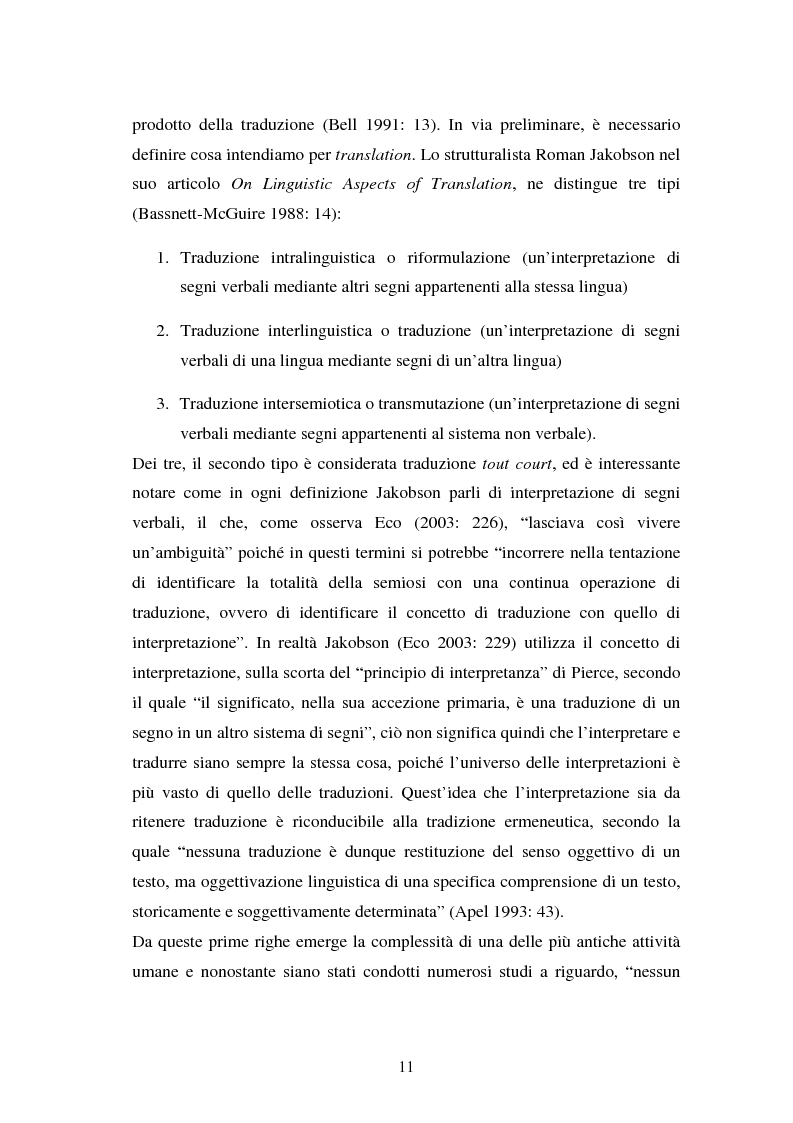 Anteprima della tesi: Tradurre per il doppiaggio: profilo, storia e analisi di un'arte vincolata da sincronismi e semiotic modalities, Pagina 8