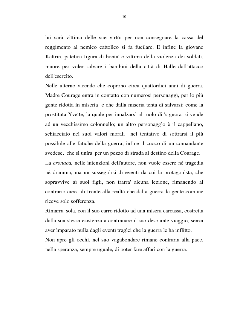 Anteprima della tesi: Gli allestimenti di Brecht in Italia negli anni '90, Pagina 6