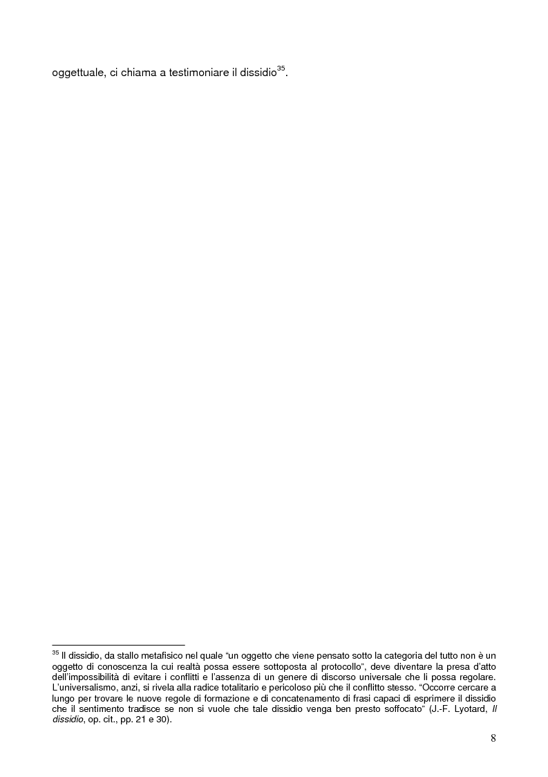 Anteprima della tesi: Il diafano del segno (a partire da Les Immateriaux di J.-F. Lyotard), Pagina 7