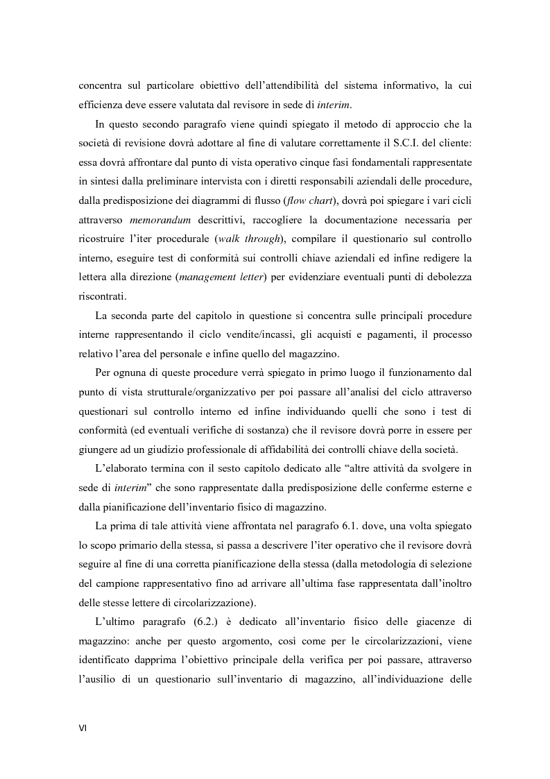 Anteprima della tesi: Pianificazione del lavoro nel processo di revisione aziendale, Pagina 4