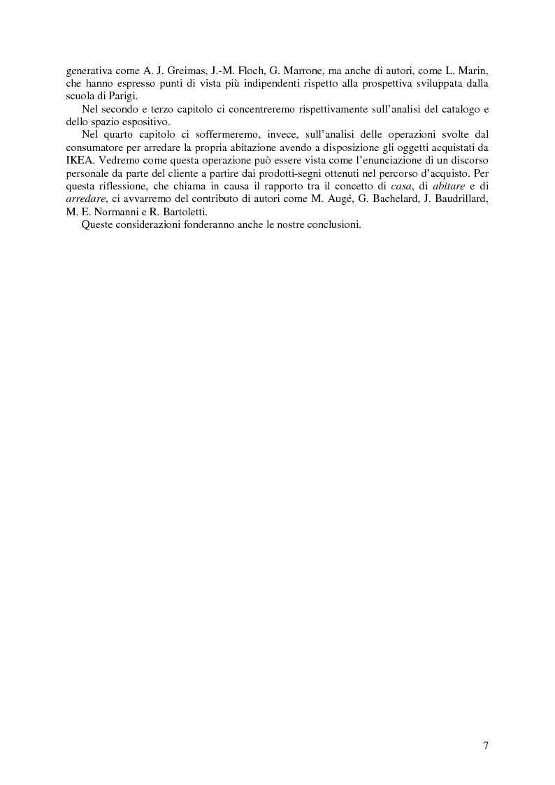 Anteprima della tesi: Ikea. Dal catalogo all'esposizione: analisi semiotica, Pagina 3