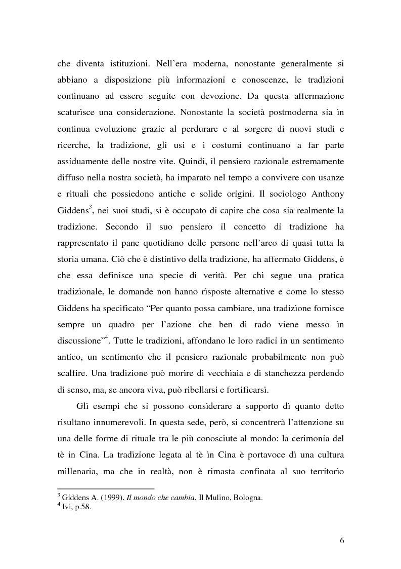 Anteprima della tesi: Il consumo del tè nella società cinese. Una ricerca esplorativa., Pagina 6