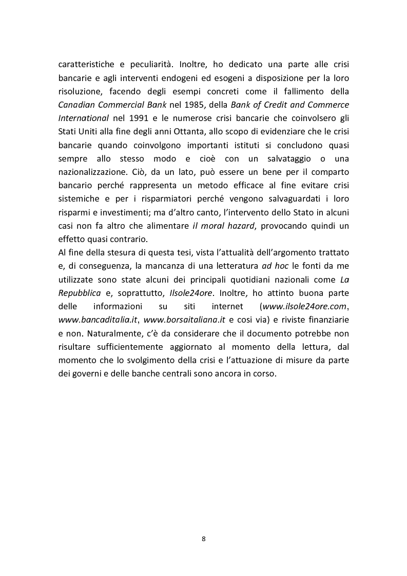 Anteprima della tesi: Mutui subprime e crisi finanziaria, Pagina 4