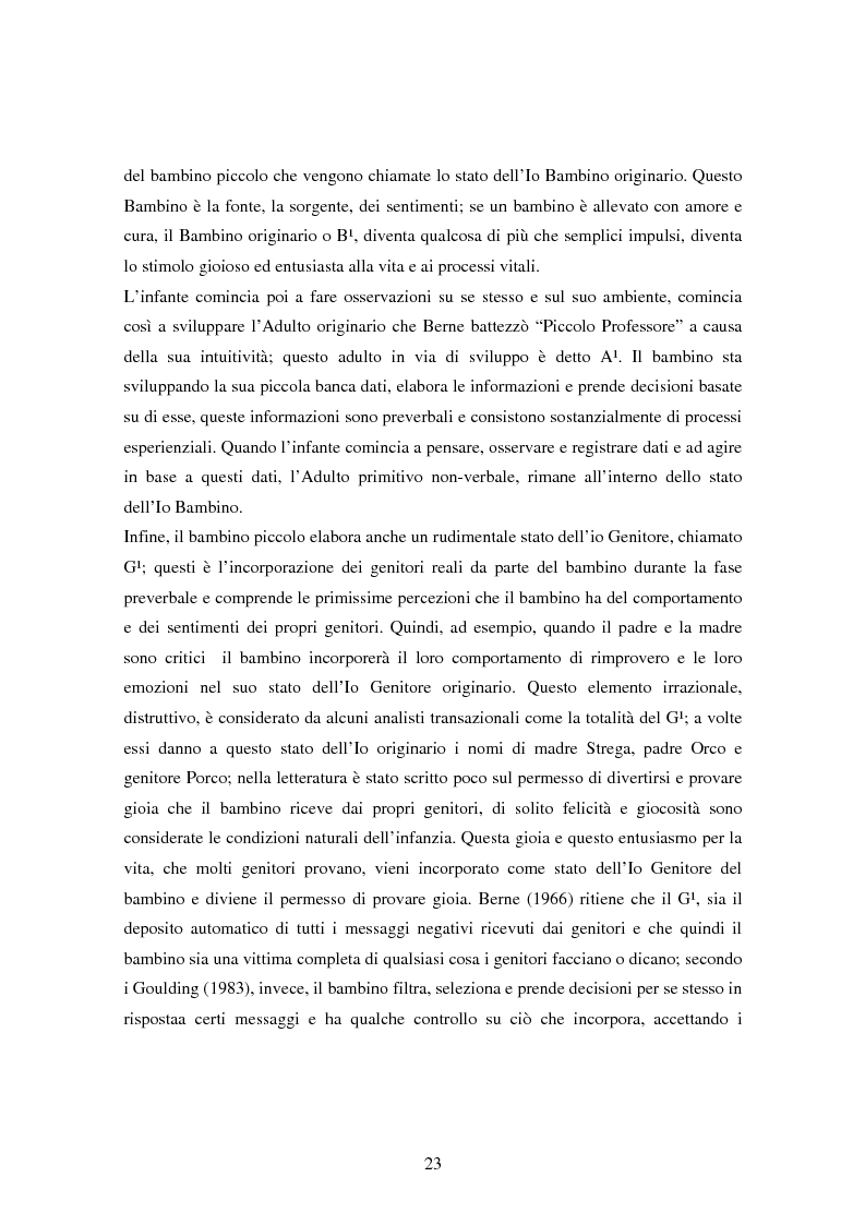 Estratto dalla tesi: Copioni e miti familiari, dalla teoria alla clinica
