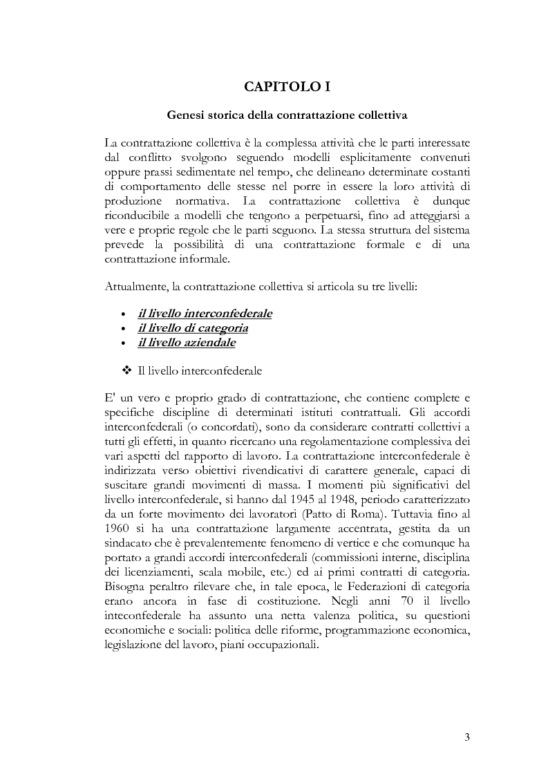 Anteprima della tesi: La contrattazione collettiva nel pubblico impiego, Pagina 3