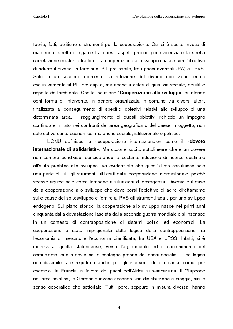 Anteprima della tesi: Classificazione e analisi economico-gestionale di progetti di cooperazione allo sviluppo. Studio di un caso in Tanzania., Pagina 8