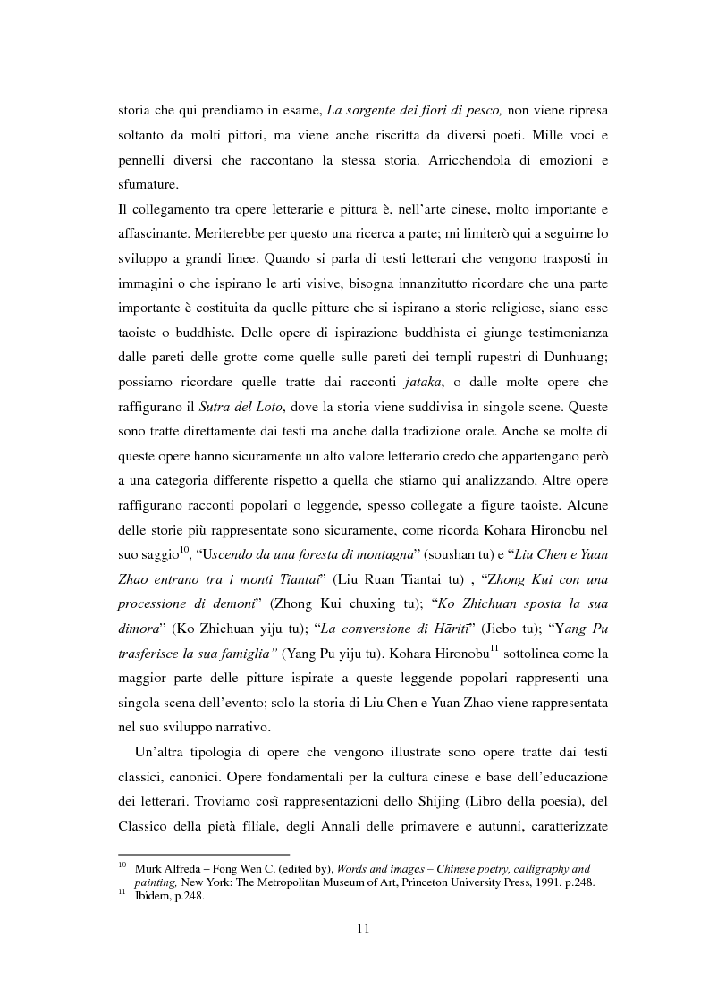 Anteprima della tesi: La sorgente dei fiori di pesco - Alla ricerca di un'utopia tra poesia e pittura, Pagina 9
