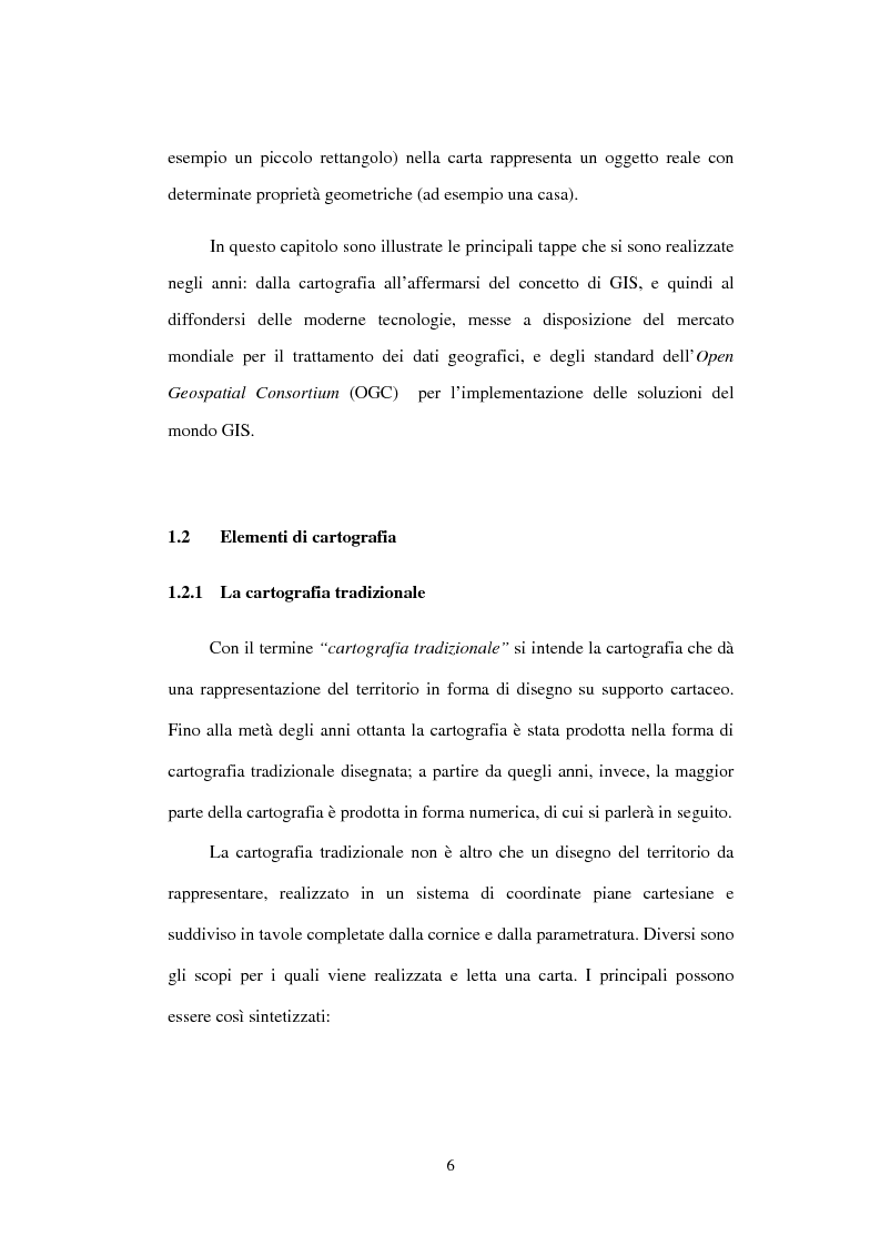 Anteprima della tesi: Le basi di dati geografiche in Spatial Oracle: funzioni di map-algebra, Pagina 6