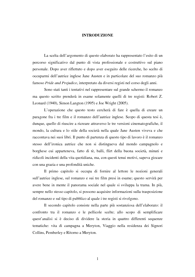 Robert Z Leonard Simon Langton Joe Wright Tre Versioni Di Orgoglio E Pregiudizio Tesi Di Laurea Tesionline