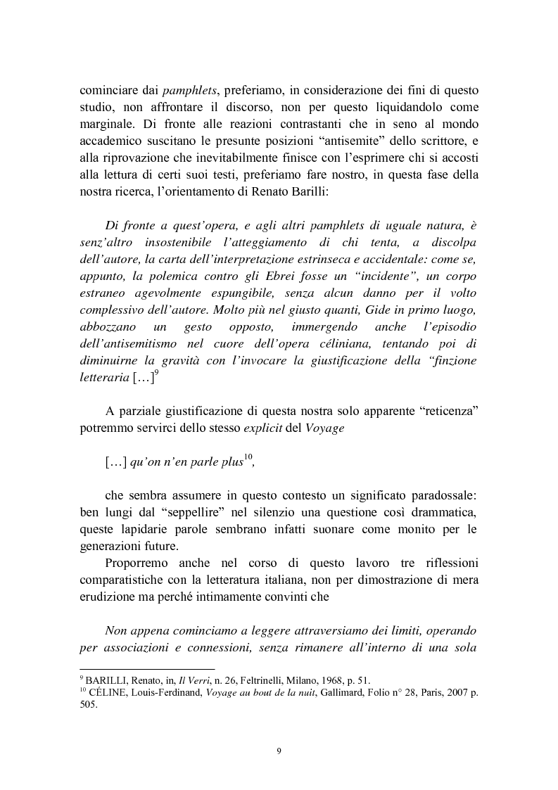 Anteprima della tesi: Bardamu alla grande guerra. Analisi letteraria degli aspetti militari presenti in Voyage au bout de la nuit di Céline., Pagina 6