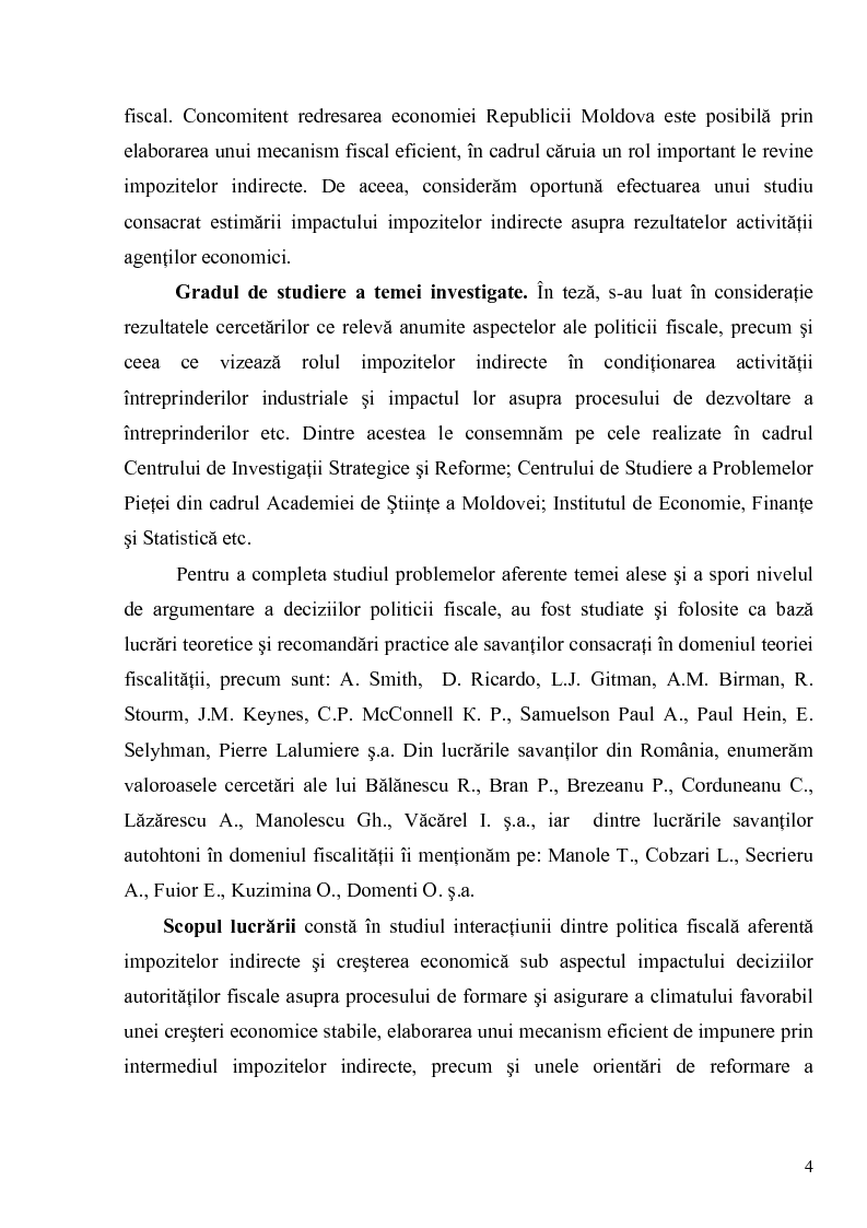 Anteprima della tesi: Impozitele indirecte şi orientările de reformare a acestora in vederea sustinerii activitatii intreprinderilor industriale, Pagina 2