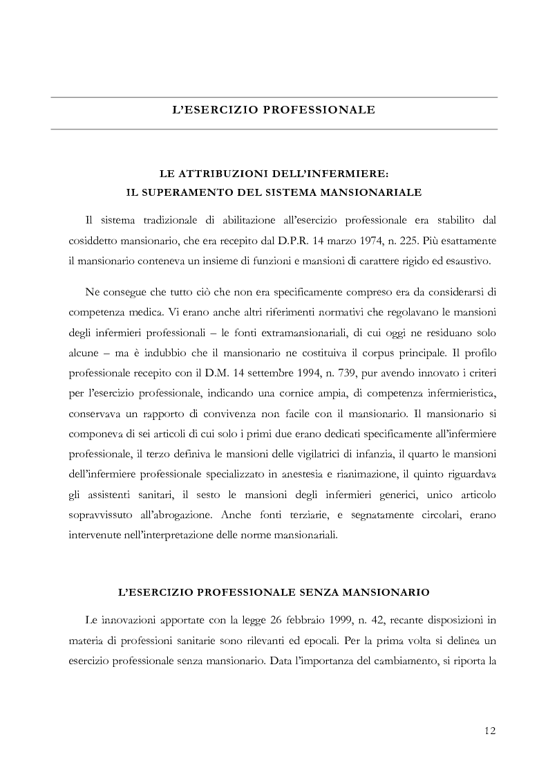 Più esattamente il mansionario conteneva un insieme di funzioni e