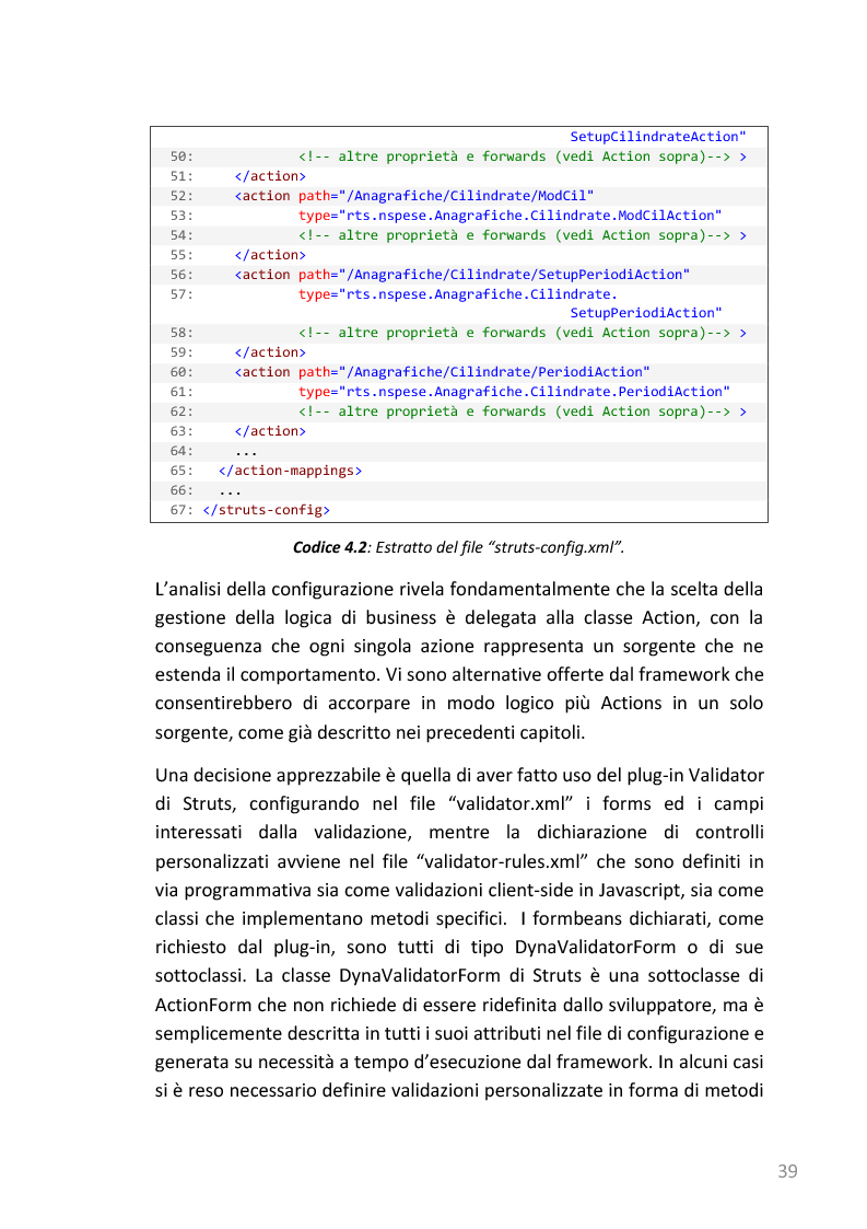 Estratto dalla tesi: Refactoring e templating web di un'applicazione web di gestione note spese basata su J2EE