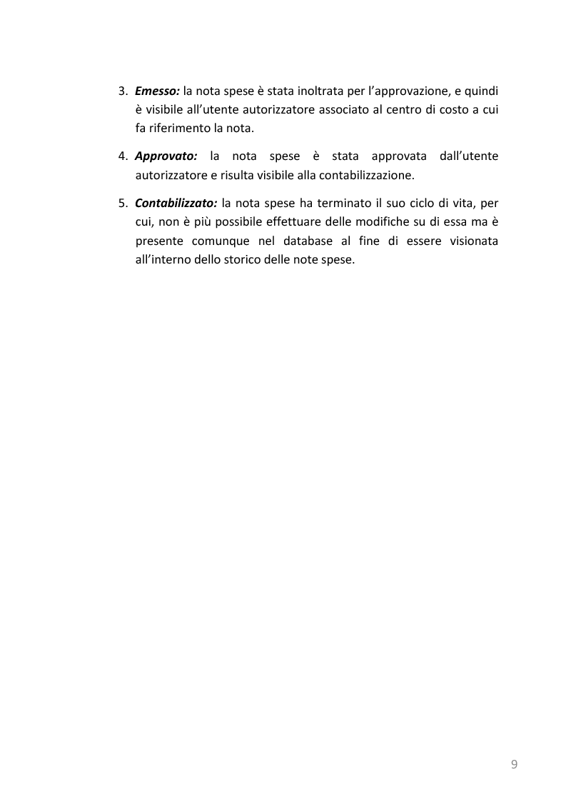 Anteprima della tesi: Refactoring e templating web di un'applicazione web di gestione note spese basata su J2EE, Pagina 6