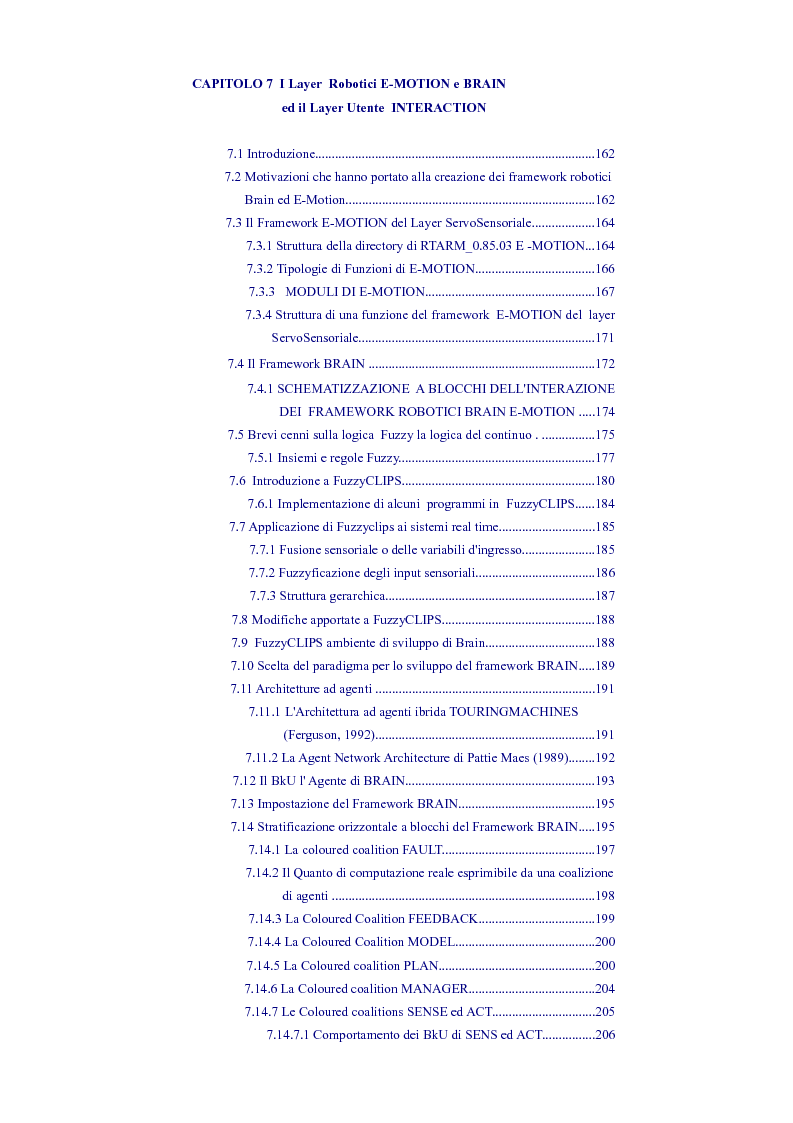 Indice della tesi: RTARM: una architettura in tempo reale, scalabile e ad alta affidabilità per la robotica e la meccatronica, Pagina 5