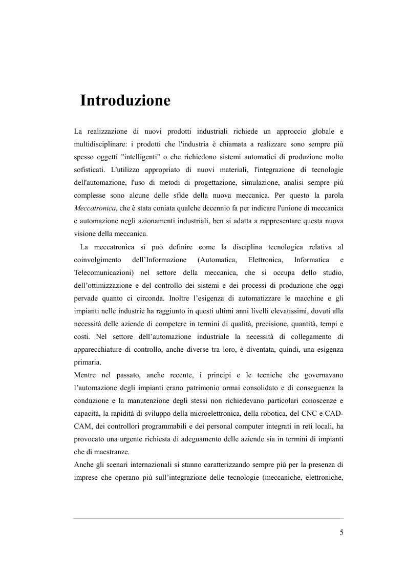 Anteprima della tesi: RTARM: una architettura in tempo reale, scalabile e ad alta affidabilità per la robotica e la meccatronica, Pagina 1