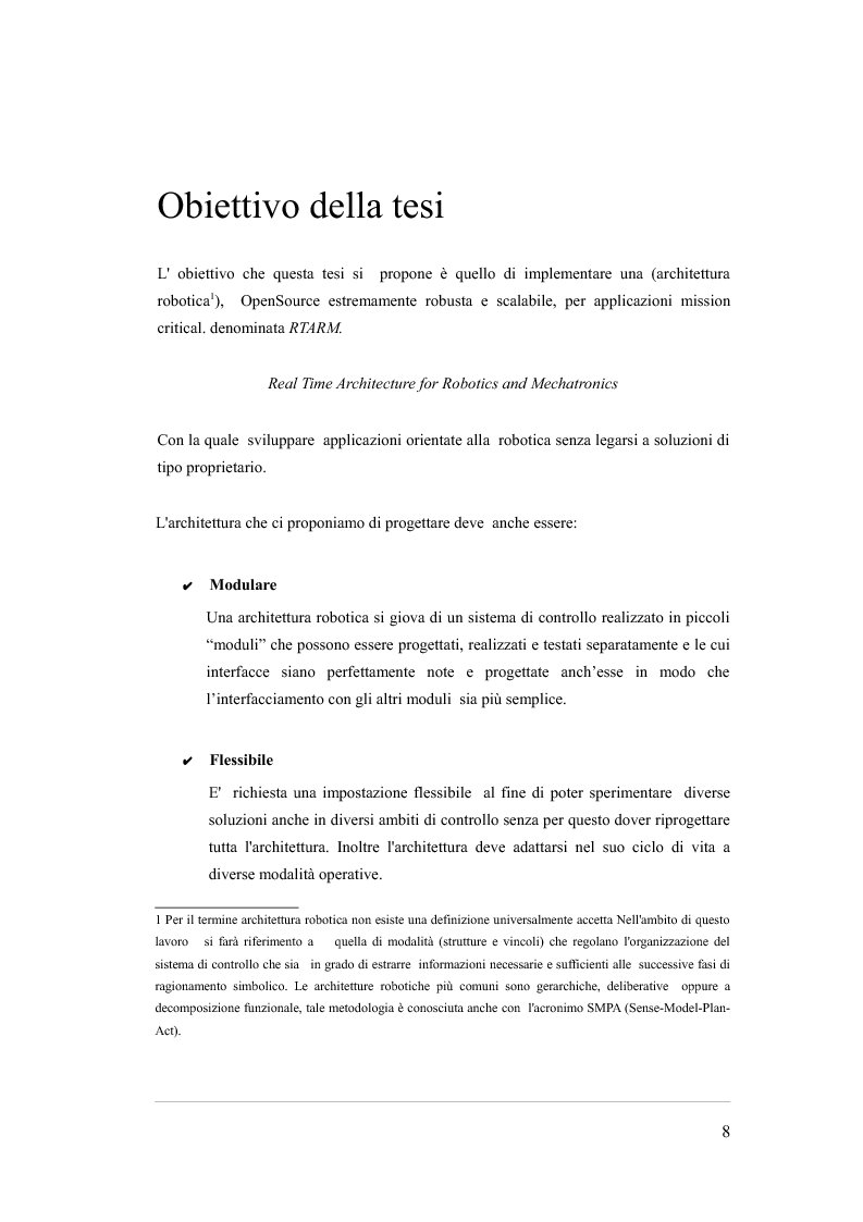 Anteprima della tesi: RTARM: una architettura in tempo reale, scalabile e ad alta affidabilità per la robotica e la meccatronica, Pagina 4