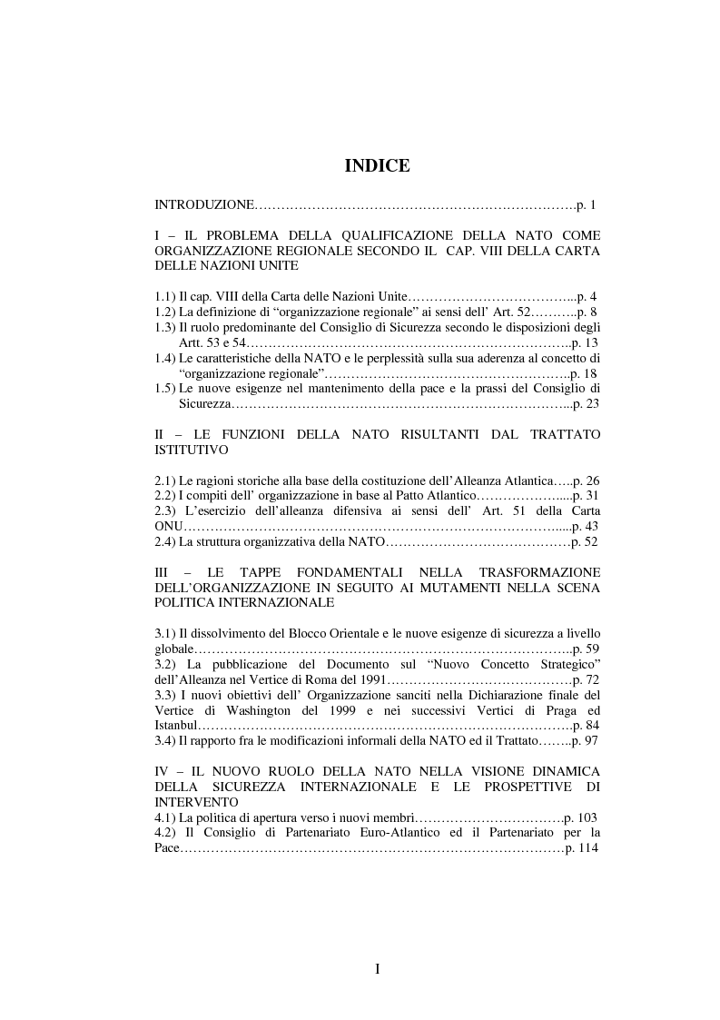 Levoluzione Del Ruolo Della Nato Nel Mantenimento Della