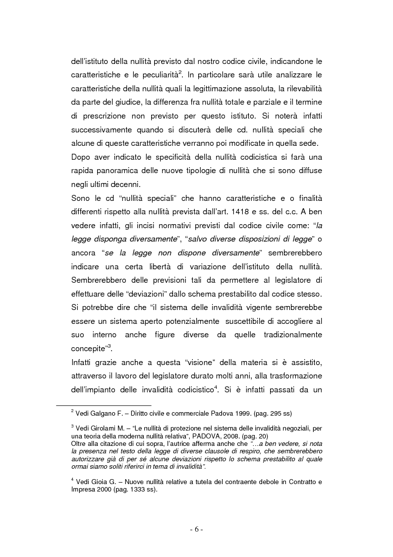 Anteprima della tesi: La nullità di protezione e le clausole abusive nei contratti dei consumatori, Pagina 2
