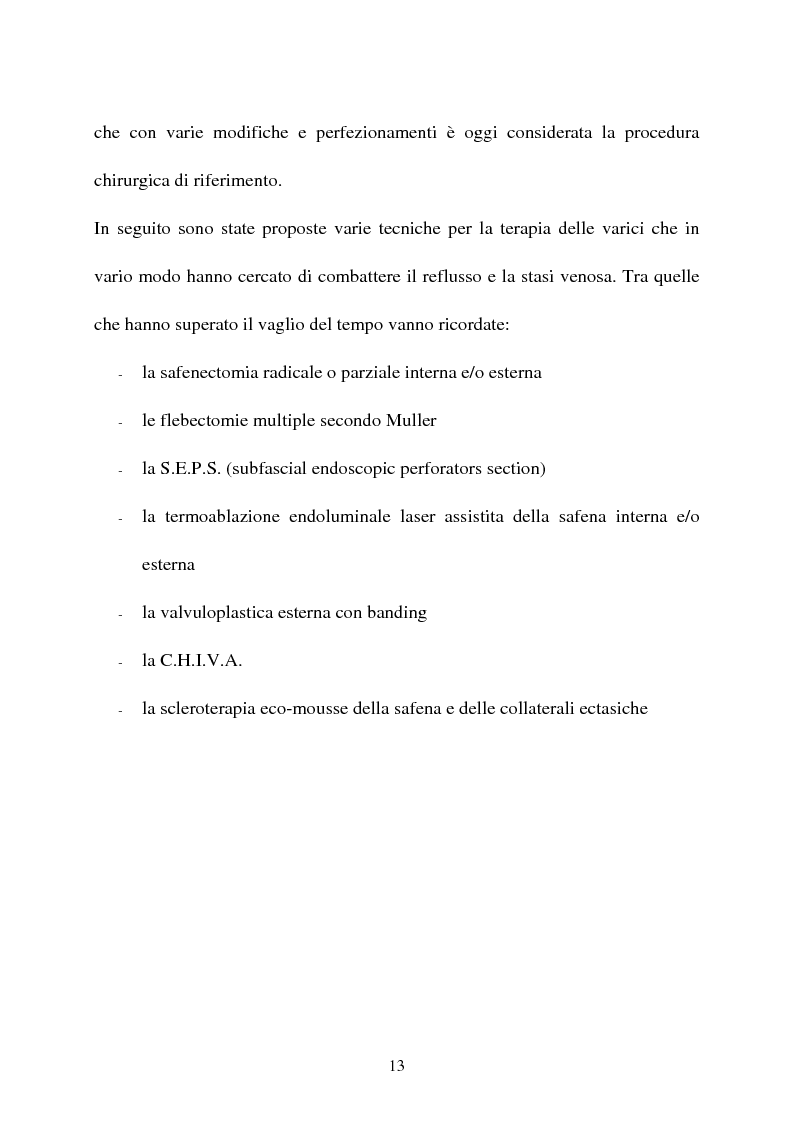 Anteprima della tesi: L'idroterapia carbogassosa quale complemento riabilitativo nel trattamento Laser dell' insufficienza venosa superficiale (EVLT). Presentazione di una casistica clinica., Pagina 8