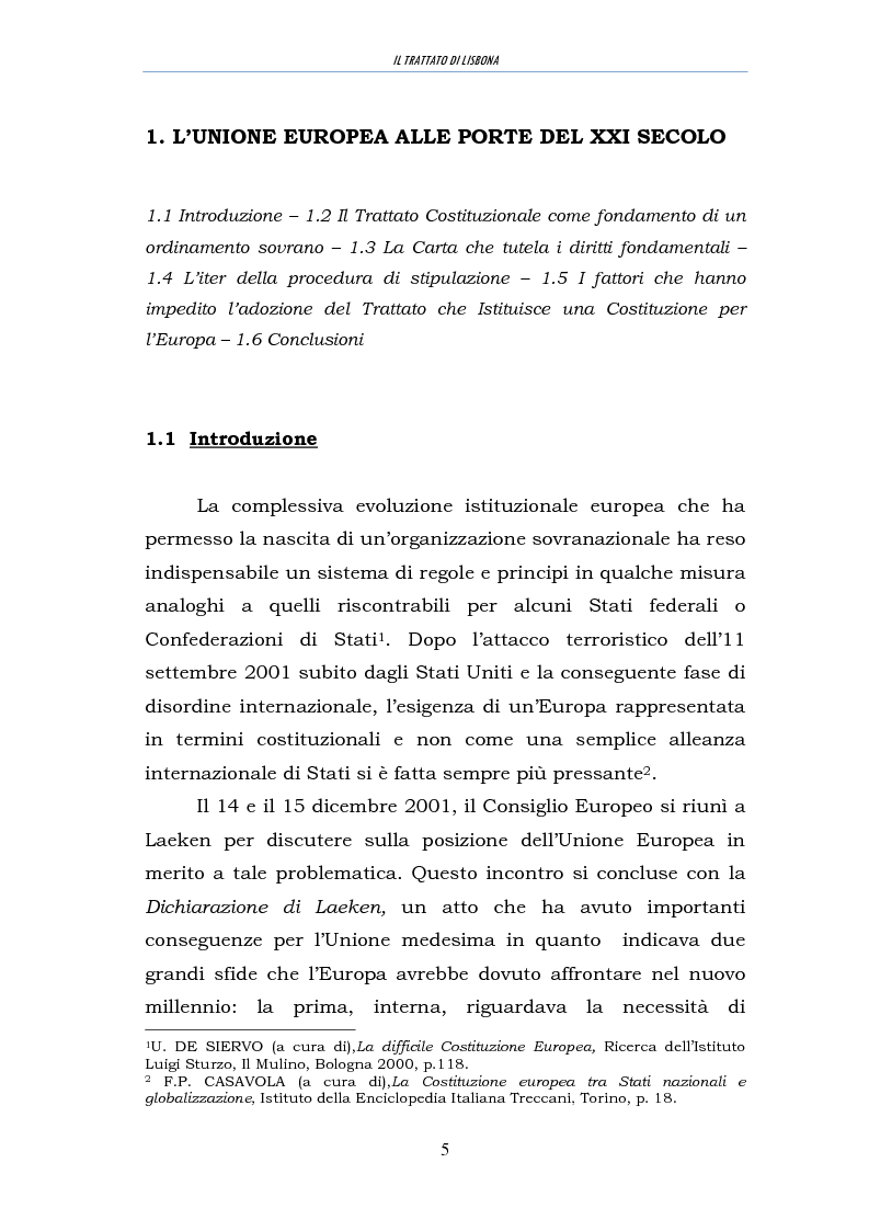 Anteprima della tesi: Il trattato di Lisbona, Pagina 3
