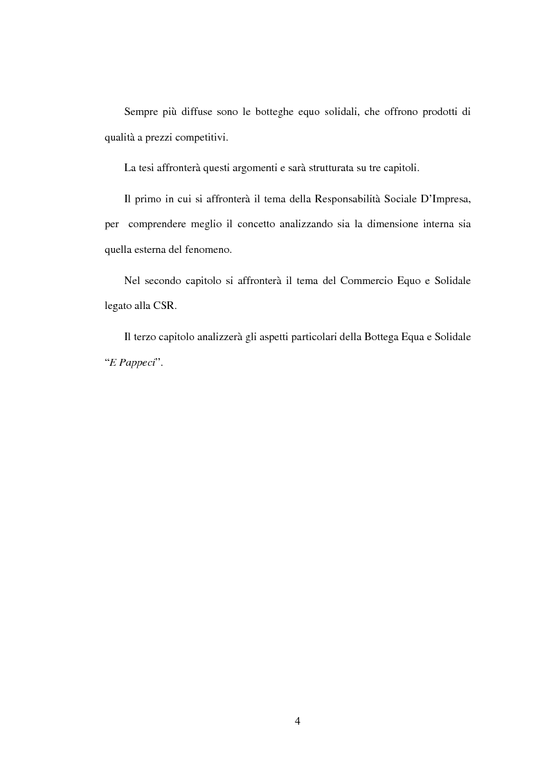 Anteprima della tesi: Il commercio equo e solidale come espressione di responsabilità sociale d'impresa - Il caso della bottega ''E Pappeci'', Pagina 2