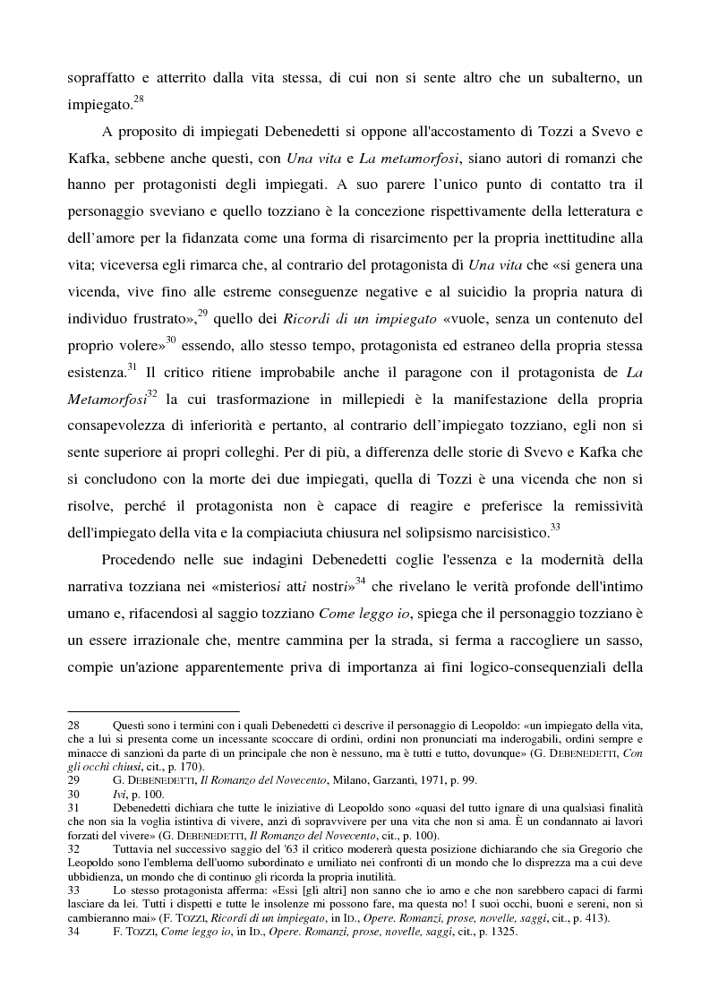 Anteprima della tesi: Letture psicanalitiche della narrativa di Tozzi, Pagina 10