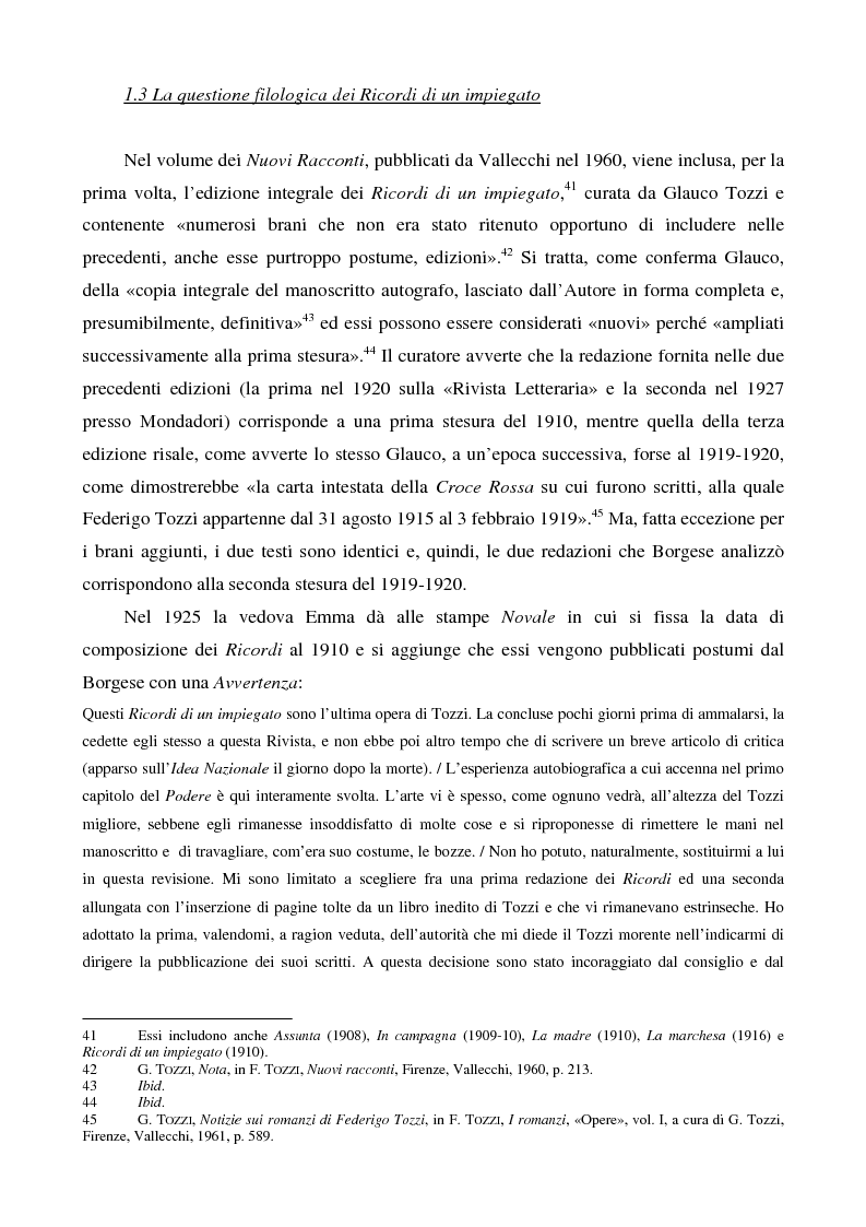 Anteprima della tesi: Letture psicanalitiche della narrativa di Tozzi, Pagina 13