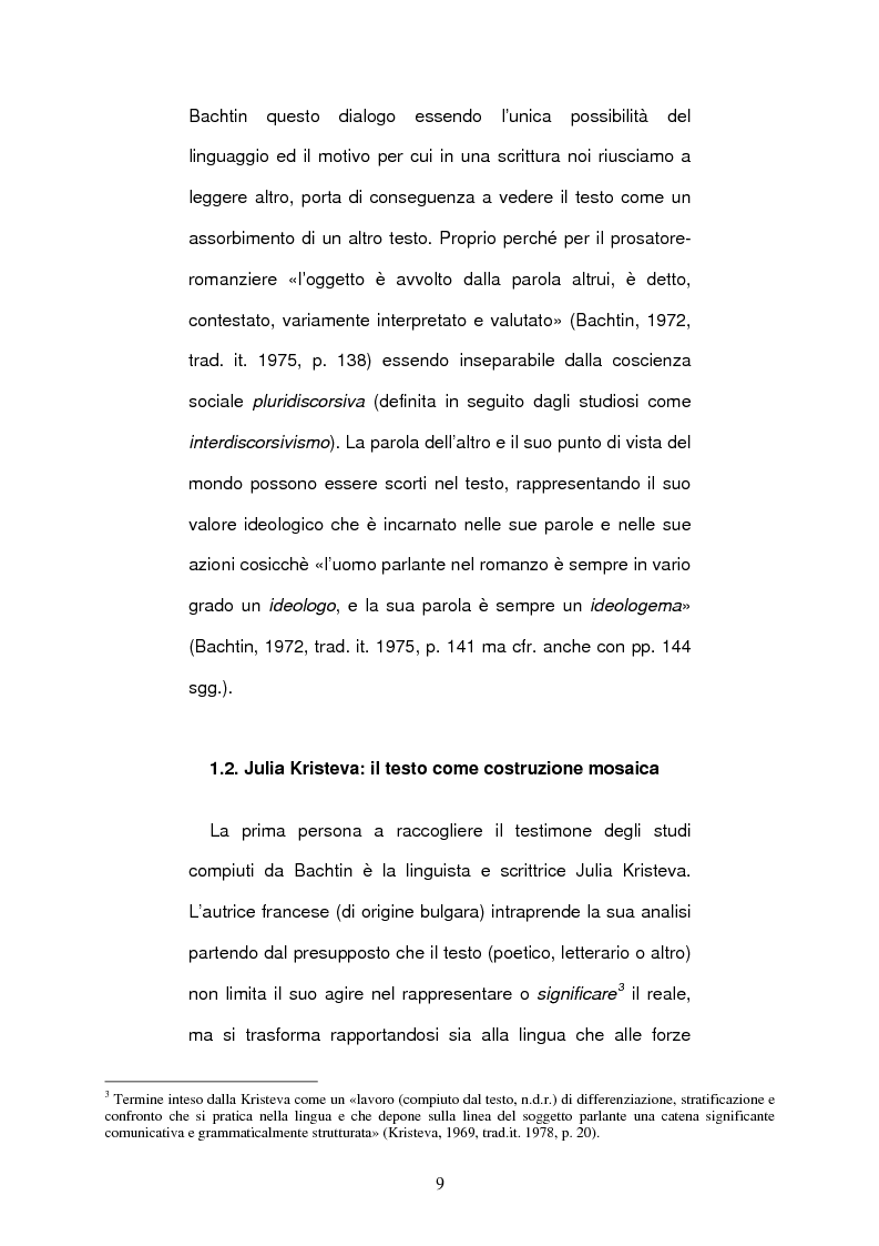 Anteprima della tesi: L'intertestualità in Lost: forme di dialogismo in una serie tv di successo, Pagina 5