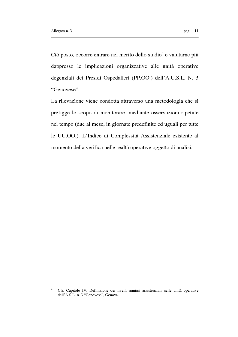 Anteprima della tesi: Costruzione di un sistema informativo atto al monitoraggio dell’indice di complessità assistenziale infermieristica ai fini della determinazione dei livelli minimi assistenziali (Basic care), Pagina 11
