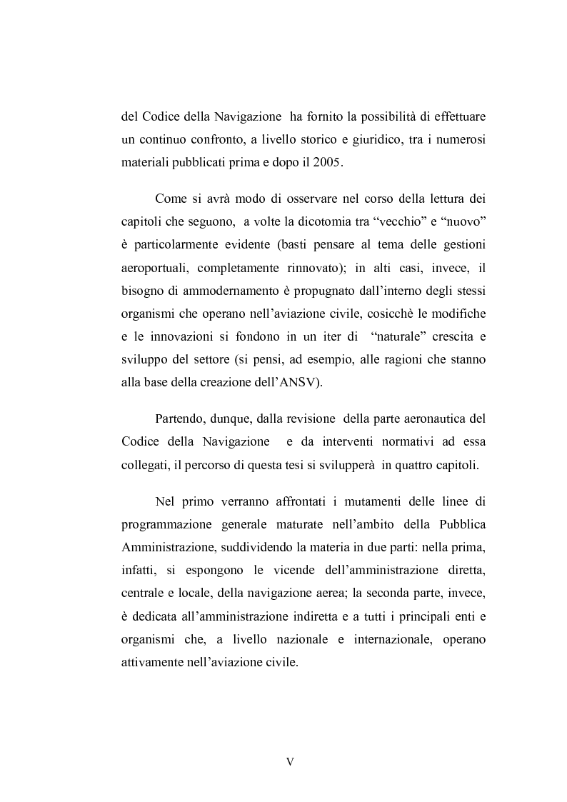Anteprima della tesi: L'amministrazione della navigazione aerea, Pagina 5