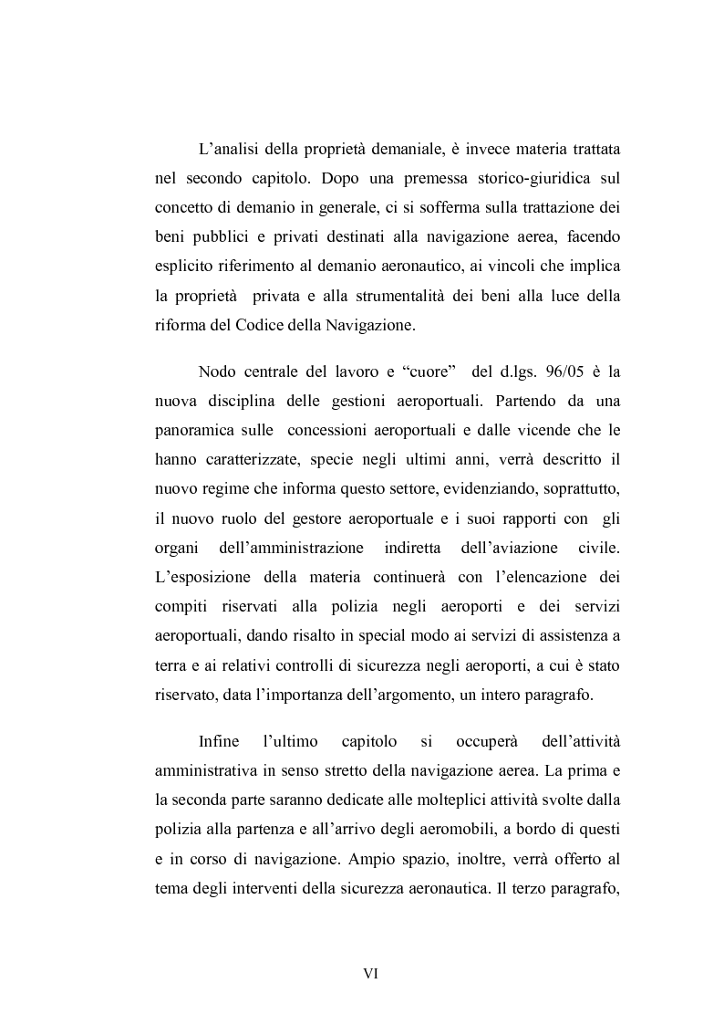 Anteprima della tesi: L'amministrazione della navigazione aerea, Pagina 6