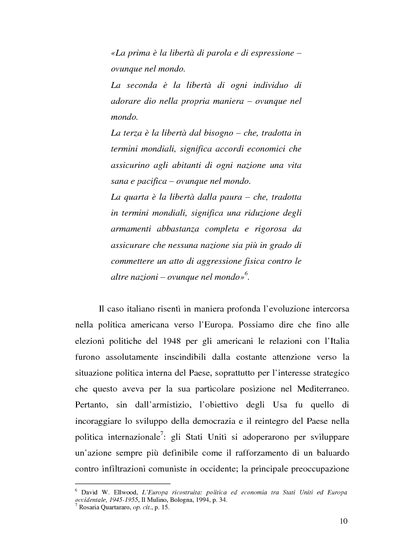 Anteprima della tesi: Agli albori del Piano Marshall: l'UNRRA in Italia, Pagina 3