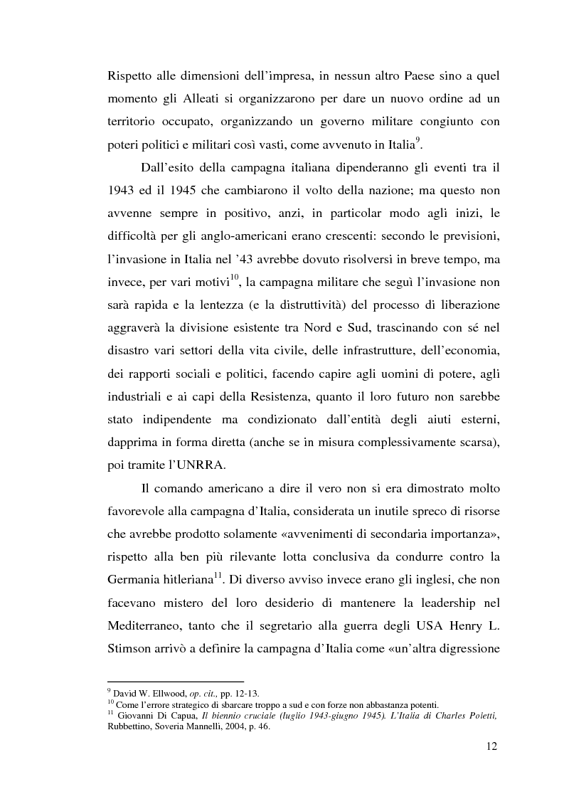 Anteprima della tesi: Agli albori del Piano Marshall: l'UNRRA in Italia, Pagina 5