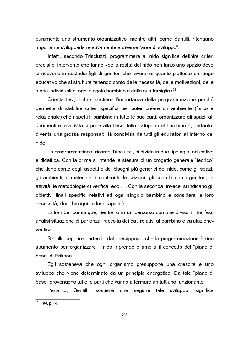 Estratto dalla tesi: Ricerca e progettualità per un nuovo servizio educativo: l'asilo nido aziendale