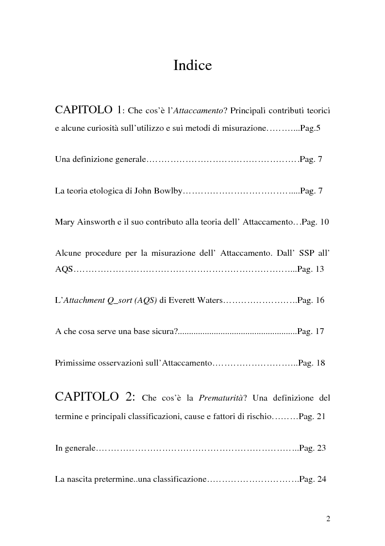 Attaccamento E Prematurita La Possibilita Di Recuperare Un Rapporto A Rischio L Incontro Tra Teorie Consolidate E Ipotesi Moderne Indice Pagina 1 Di 3