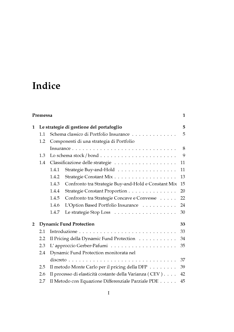 Tesi di laurea stock options